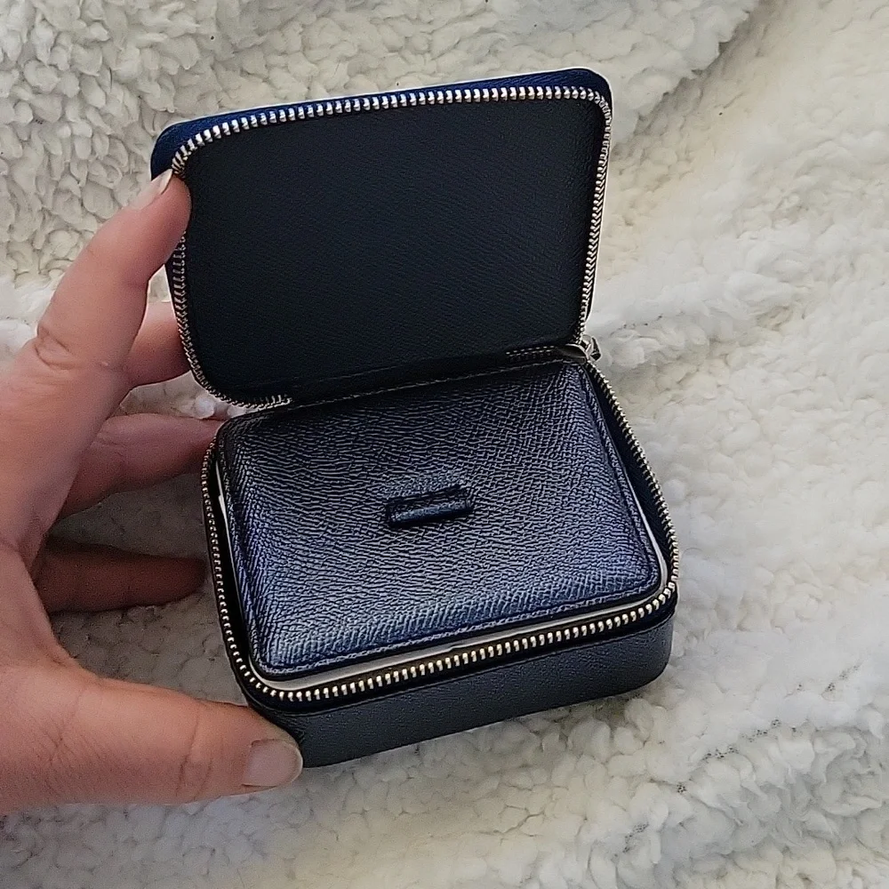 Coach Jewelry Box Blue sparkle. Nwot - Picture 2 of 4